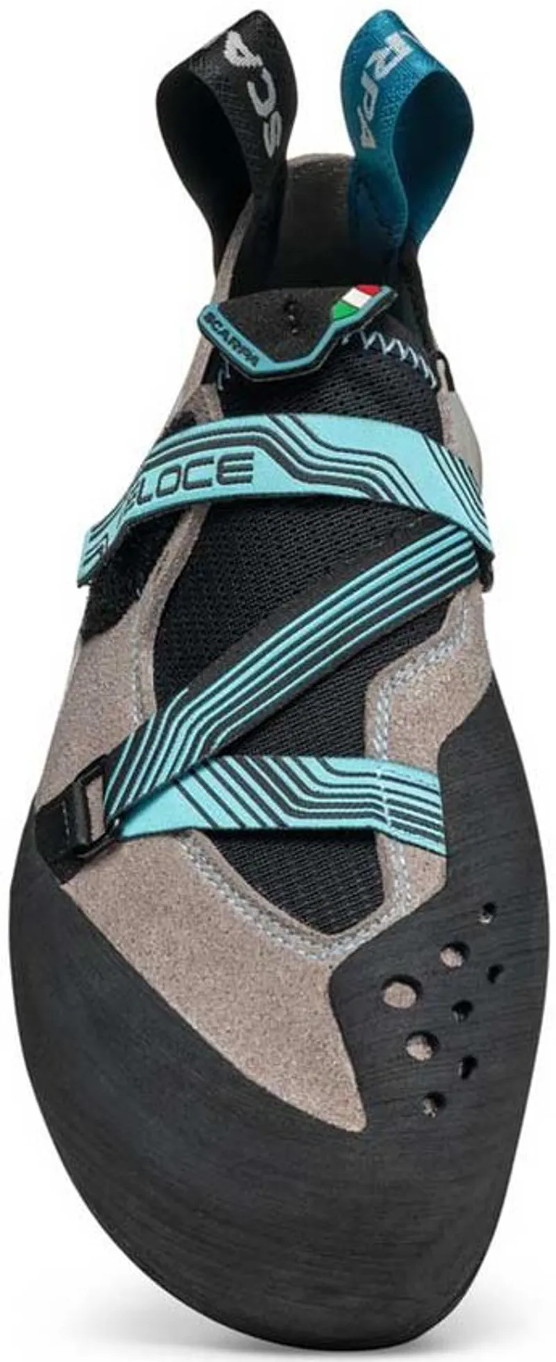 Scarpa Womens Veloce Climbing Shoes - Light Grey-Maldive-1